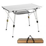 Camping Table Folding Portable Picnic Adjustable Height