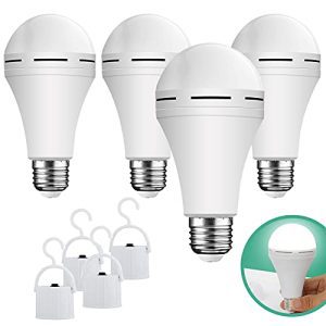 Camping, Hiking Emergency Rechargeable Led Light Bulb with Hook