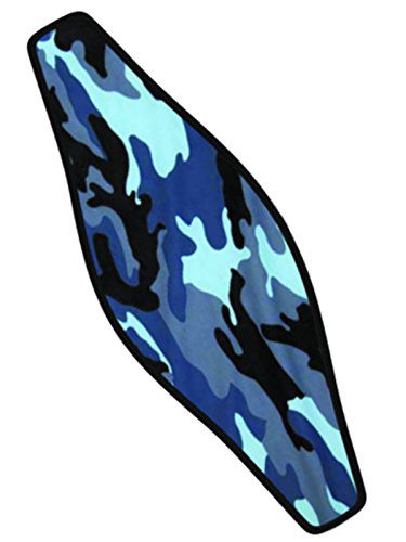 Scuba Diving Mask Strap Wrapper Blue Camouflage