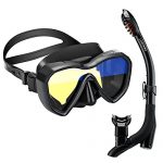 Anti-Fog Panoramic View Snorkel Mask