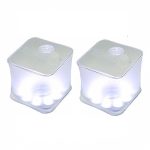 Frosted Cube Solar Survival Emergency Lantern
