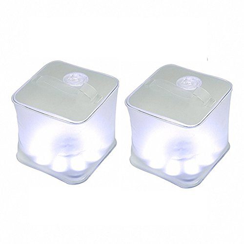 Frosted Cube Solar Survival Emergency Lantern