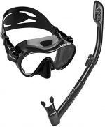 Cressi Scuba Diving Snorkeling Freediving Mask Snorkel Set