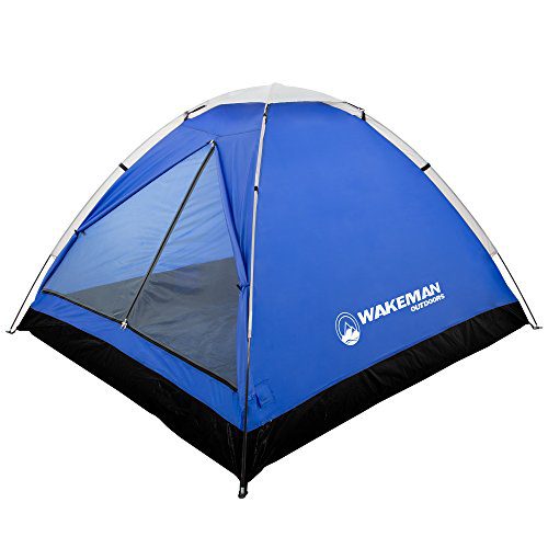 Water Resistant Dome Tent for Camping with Removable Rain Fly and Carry Bag