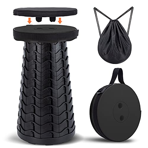 Collapsible Portable Stool with Cushion