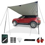 RV Awning Camping Tent Mat Sun Shelter Tarp Poles