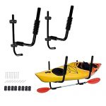 GSOU 1 Pair Heavy Duty Steel Kayak Wall Racks