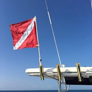 SPEARFISHING WORLD Dive Flag with Pole