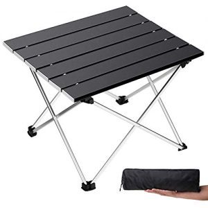Grope Portable Camping Table with Aluminum Table Top