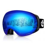 Snowboard Goggles Grey Lens Revo Blue Coating