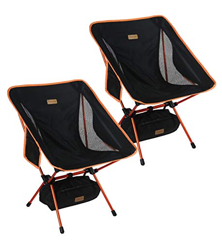 Ultralight Folding Backpacking Chairs for Outdoor, Camp, Picnic, Hiking