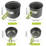 Camping Cookware Mess Kit Hiking Backpacking - Image 2