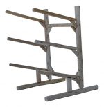 Log Kayak Rack 3 Place One Sided Kayak