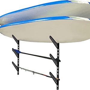 Adjustable Surfboard Wall Mount Holds 4 Boards