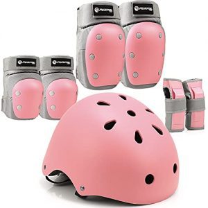 Sport Cycling Roller Skating Adjustable Youth Bike Helmet Set Skateboard
