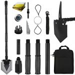 Yeacool Camping Shovel 38 inch, Folding Shovel