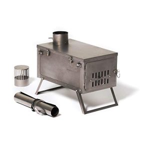 Ultralight 4 Pound Titanium Wood Burning Stove for Tents and Shelters