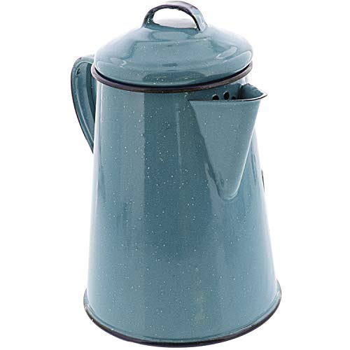 Cinsa Enamelware Coffee Pot (Turquoise Color)