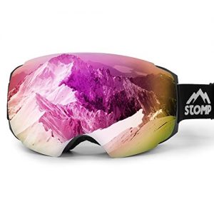 Stomp Ski Goggles PRO Interchangeable Lens 100% UV400 Protection Snow