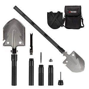 Camping Shovel with Carrying Pouch for On The Go
