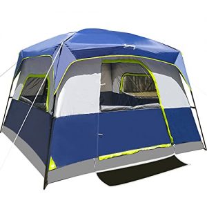 6-Person Tent for Camping Waterproof Windproof Family