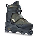 K2 Skate Unnatural Inline Skates in Black and Gold – Aggressive Frame with Custom Lacing and Ankle Support.
