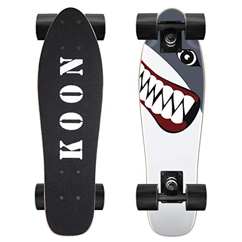 KOON Skateboards 22 Inch Complete Mini Cruiser Skateboard for Beginner Boys a... 
