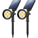 Nekteck Solar Lights, 2-in-1 Solar Spot Lights Outdoor
