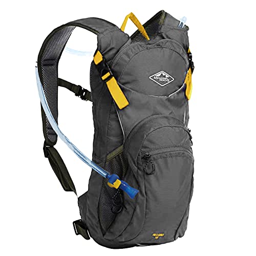 10L Leakproof Hiking Backpack has Large Compartments and 3L Water Bladder