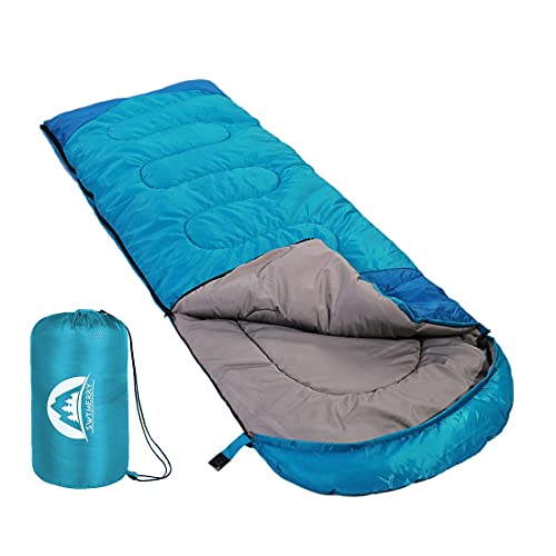 USED FOR 3 SEASONS - Rated temperature 41-77℉/5-25℃. Comfort temperature is 50-68℉/10-20℃. Lightweight & compact design which is convenient to carry along for any outdoor adventures, and its ability to withstand extreme weather conditions – certainly the best sleeping bag for adventures