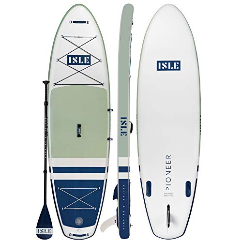 ISLE Pioneer Inflatable Stand Up Paddleboard & iSUP Bundle