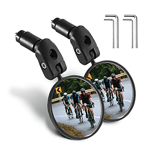 2PCS HD Safety Bicycle Cycling Rear View Mirror