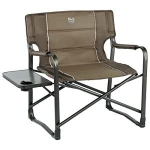 Chairs with Side Table Folding Camping Chair up to 600 Lbs