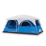 STRAIGHT WALL DESIGN: Straighter walls mean more internal space and higher ceilings for you. The 14' x 8' floor plan with a 76" center height fits 8 campers, or can fit two queen air mattresses