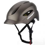 Bicycle Helmet Men Women with LED Rear Light + Cap Style Visor