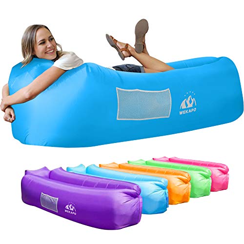 Inflatable Lounger Air Sofa Hammock-Portable for Backyard Lakeside Beach
