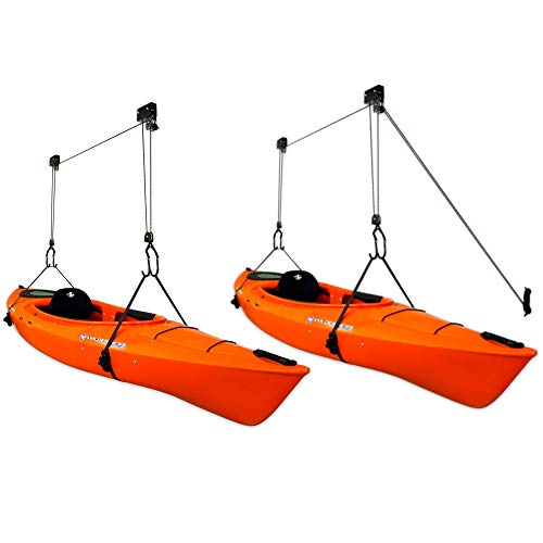 StoreYourBoard 2 Pack Kayak Ceiling Storage Hoist