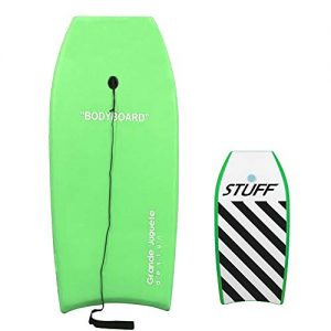 Body Board Core Slick Bottom and Leash for Kids and Adults