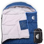 All Season XL Hooded Sleeping Bag with Compression Sack