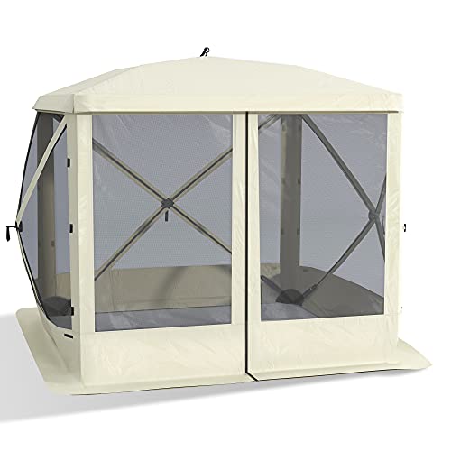 Pop Up Camping Canopy Gazebo Screen Shelter Tent