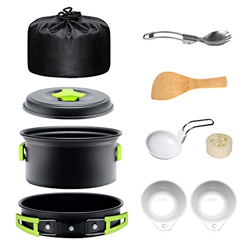 Camping Portable Cookware Set Outdoors Hiking