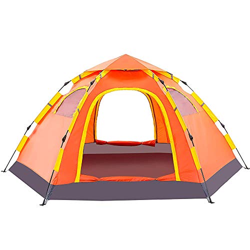 Double Layer Automatic Tent Waterproof Windproof for Camping