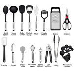 Kitchen Utensil Set Non-Stick Kitchen Utensils with Spatula - Image 4