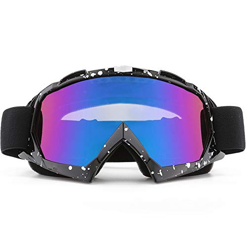 Motorcycle Goggles Eyewear with Padded Soft Thick Foam
