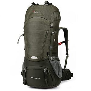 65L Internal Frame Backpack with Rain Cover