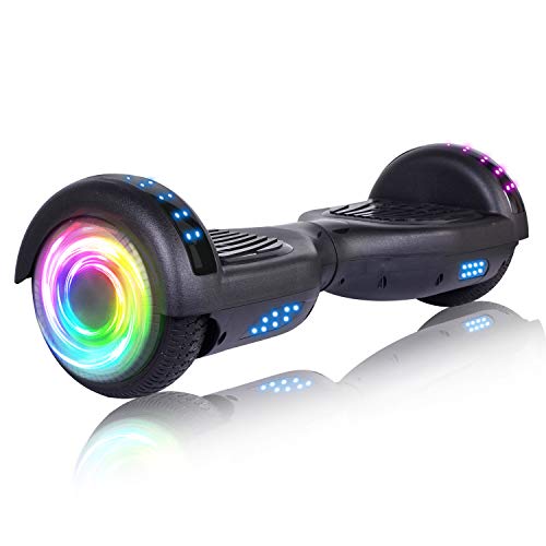 SISIGAD Hoverboard, with Bluetooth and Colorful Lights
