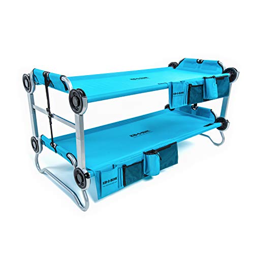 Benchable Camping Cot with Organizers