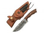 HOMETOWN KNIVES Damascus Knife for Hunting