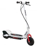 Razor Electric Scooter - 8" Air-filled Tires, 200-Watt Motor, Up to 12 mph, and 40 min of Ride Time - White