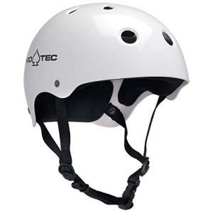 White Classic Skate and Bike Helmet
